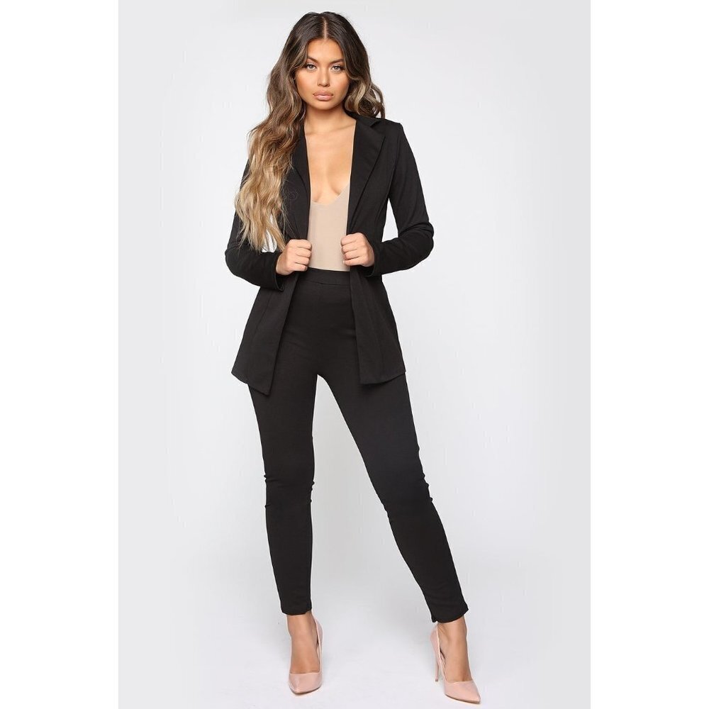 Fashion Nova | NWOT Morning Meeting Black Dressy Work Pants